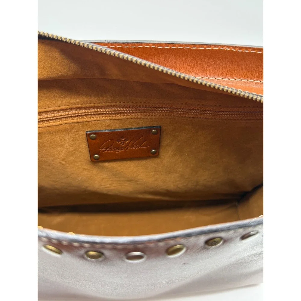 Patricia Nash Zancona Tan Leather Tote Heritage Collection Studded‎ P18001 NEW